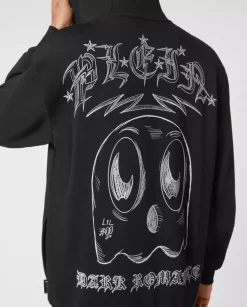Czarna bluza z kapturem Monsters
