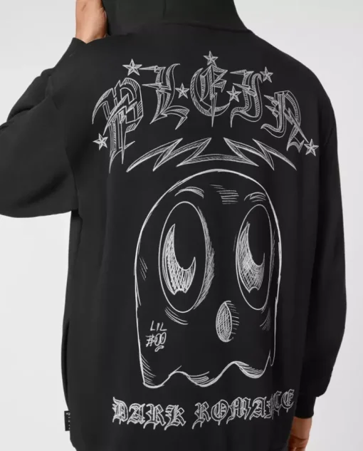 Czarna bluza z kapturem Monsters