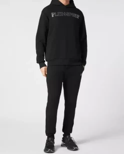 Czarna bluza z kapturem Tiger