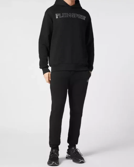 Czarna bluza z kapturem Tiger