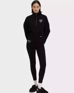 Czarna bluza z kołnierzem