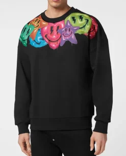 Czarna bluza z printem