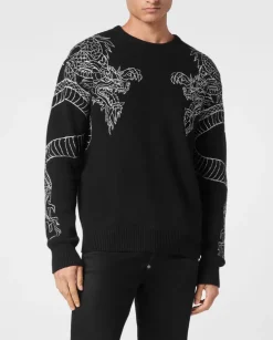 Czarna bluza z printem