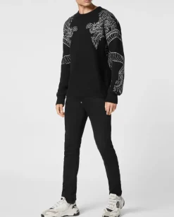 Czarna bluza z printem