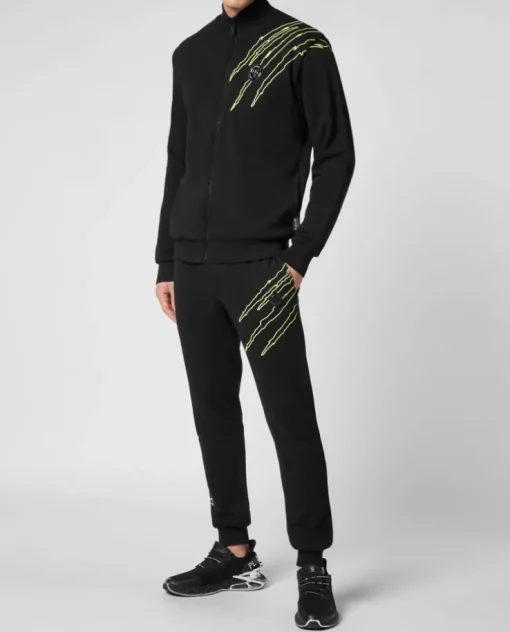Czarna bluza z suwakiem