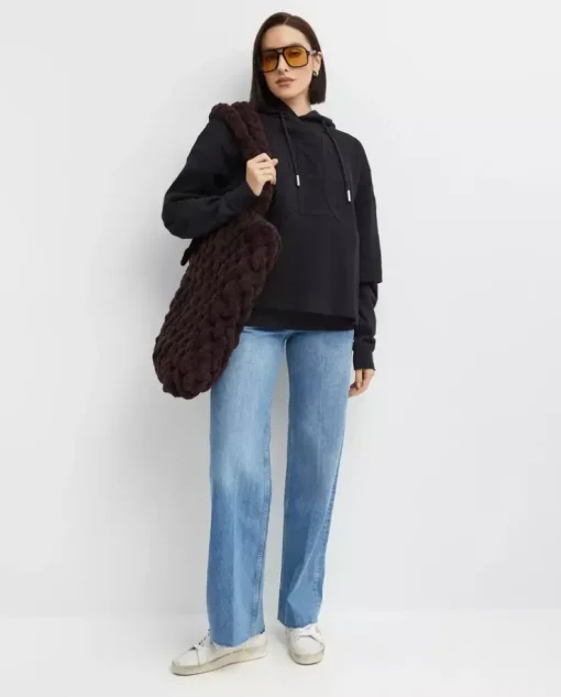 Czarna dwuwarstwowa bluza