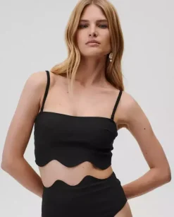 Czarna góra od bikini Chic