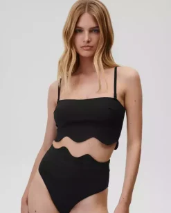 Czarna góra od bikini Chic