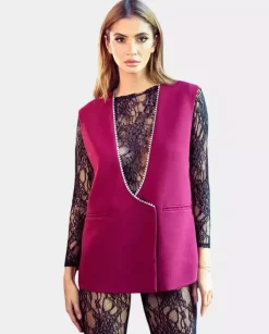 Czarna koronkowa bluzka Lace Allure