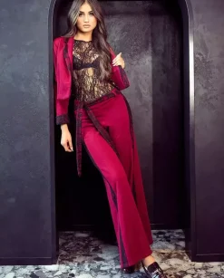 Czarna koronkowa bluzka Lace Allure