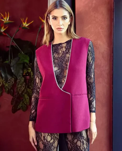 Czarna koronkowa bluzka Lace Allure