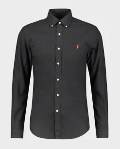 Czarna koszula Essential Slim Fit