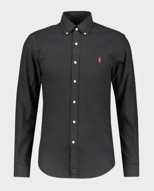 Czarna koszula Essential Slim Fit