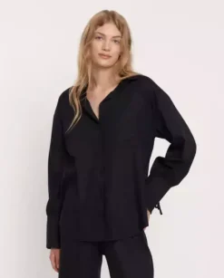 Czarna koszula oversize Kaia