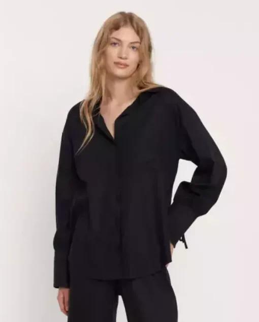 Czarna koszula oversize Kaia