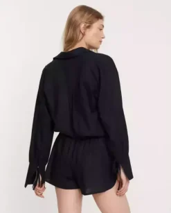 Czarna koszula oversize Kaia