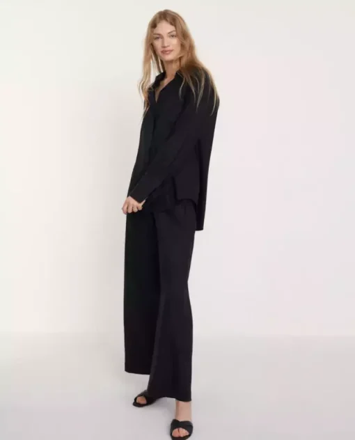Czarna koszula oversize Kaia