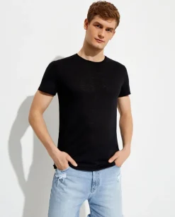 Czarna koszulka Luke Easy