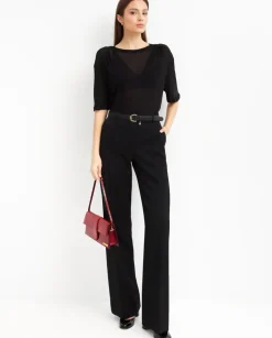 Czarna koszulka oversize