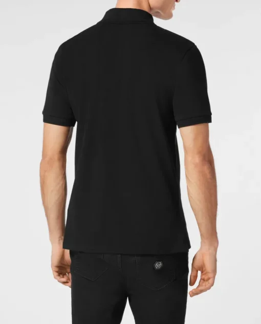Czarna koszulka polo