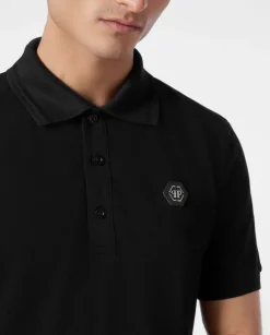 Czarna koszulka polo