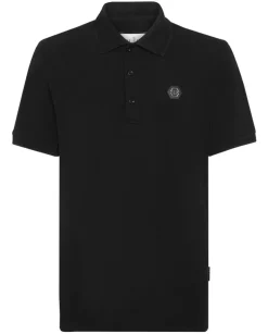 Czarna koszulka polo