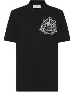 Czarna koszulka polo