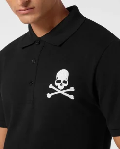 Czarna koszulka polo