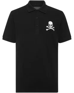 Czarna koszulka polo