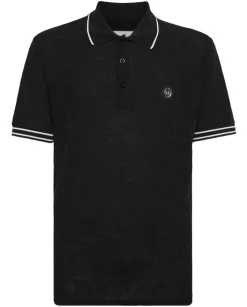 Czarna koszulka polo