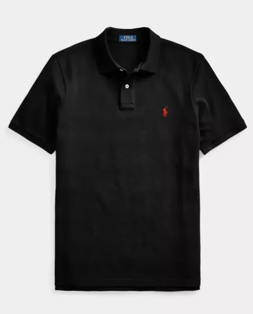Czarna koszulka polo Classic Fit