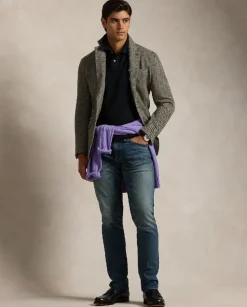 Czarna koszulka polo Custom Slim Fit