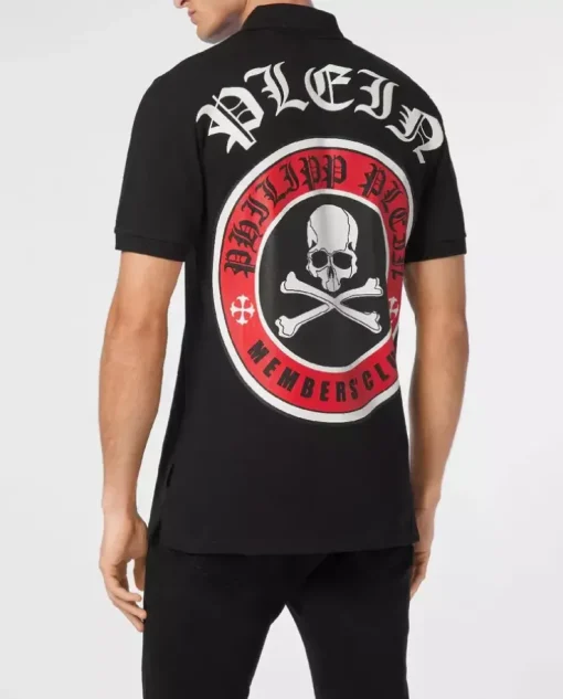 Czarna koszulka polo SS Skull&Bones
