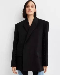 Czarna marynarka oversize