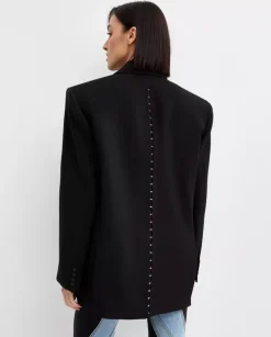 Czarna marynarka oversize