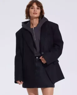 Czarna marynarka oversize Nora