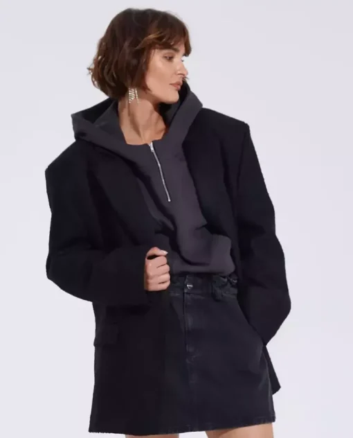 Czarna marynarka oversize Nora