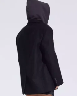 Czarna marynarka oversize Nora