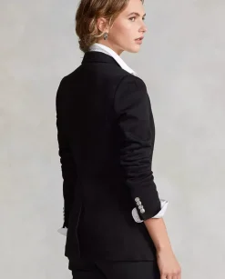 Czarna marynarka z monogramem