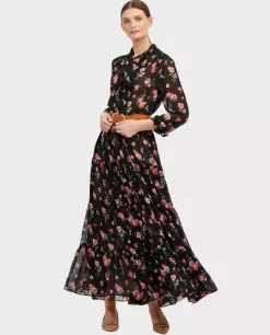 Czarna maxi sukienka Lizbona