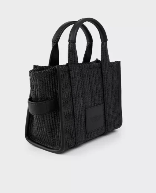 Czarna pleciona torebka the Small Tote