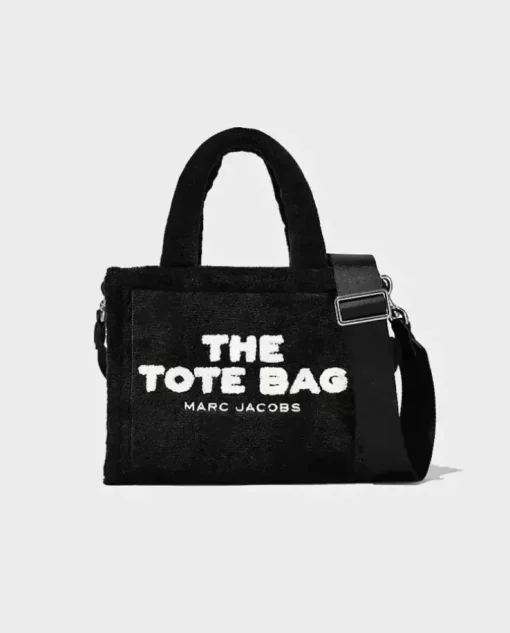 Czarna pluszowa torebka the Terry Small Tote