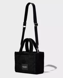 Czarna pluszowa torebka the Terry Small Tote