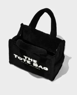 Czarna pluszowa torebka the Terry Small Tote