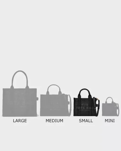 Czarna pluszowa torebka the Terry Small Tote