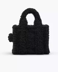 Czarna pluszowa torebka The Crossbody Tote
