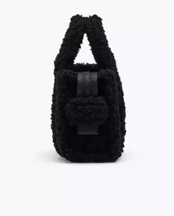 Czarna pluszowa torebka The Crossbody Tote