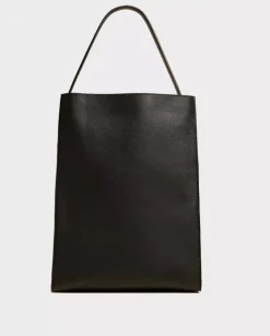 Czarna skórzana torebka Frida Hobo