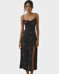 Czarna sukienka Amelie Dark Romance Rose