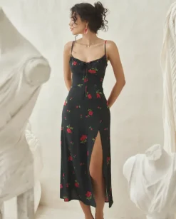 Czarna sukienka Amelie Dark Romance Rose
